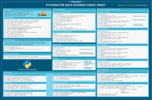Python-Cheat-Sheet-for-Scikit-learn