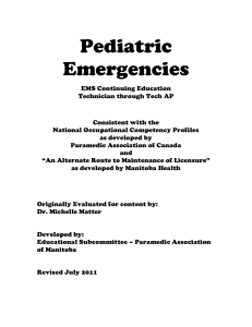 Pediatric Emergencies