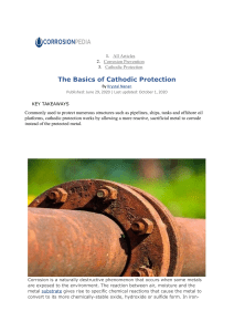 basics of cathodic protection