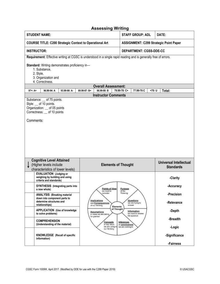 C299 Point Paper 1009w