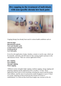 cupping for low back pain[2305843009214683579]