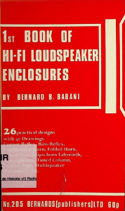 Babani-205-1st-Book-Of-Hi-Fi-Loudspeaker-Enclosures