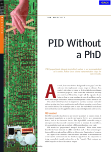 PID Without a PhD - Tim Wescott