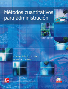 mecc81todos-cuantitativos-para-administraciocc81n-hillier-3ed