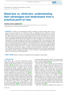 Black-Box vs White-Box Understanding Their Advanta