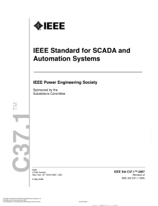 IEEE Standard for SCADA and Automation S