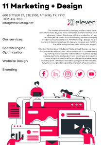 11 Marketing + Design