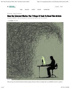 W1 How the Internet Works News