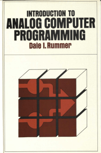 Introduction toAnalog Computer Programming by Dale I.Rummer