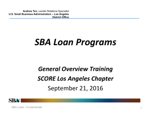 SBA-Loan-Programs-Presentation-SCORE-LA-09-21-16