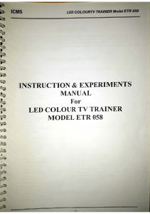 LED Colour TV Training