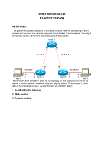 Simple Network Design - PRACTICE