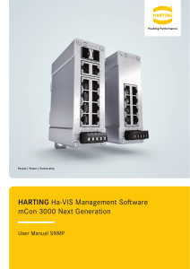 User Manual SNMP - Harting 3000