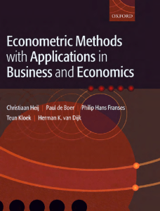 Econometric Methods with Applications in Business and Economics ( PDFDrive )