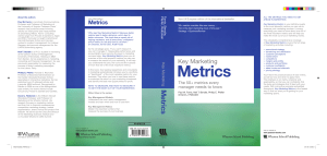 Key Marketing Metrics  The 50+ Metrics Every Manager Needs to Know ( PDFDrive )