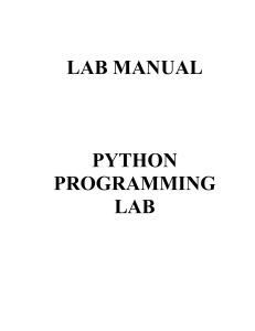 PYTHON-Lab-Manual