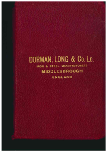 Dorman Long 1924 handbook