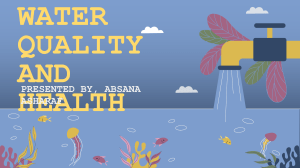 water quality and health