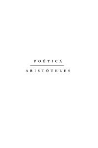 Aristoteles - Poetica