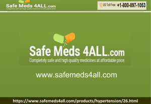 Cheap Hypertension Drugs Online