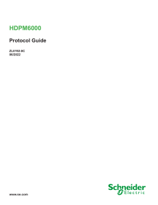 HDPM6000 Protocol Guide ZL0192-0C