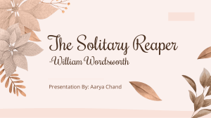 The Solitary Reaper (2)