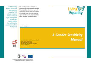 Gender sensitization Lab Manual