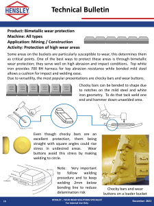 Technical Bulletin No. 009 202112 - Bimetallic wear protection