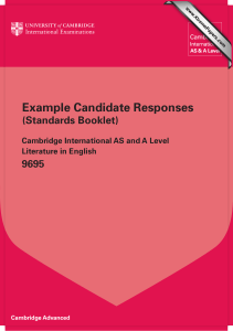 Example-Responses-to-all-Papers-A Level Literature