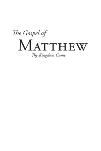 The+Gospel+of+Matthew