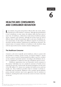 HealthAdminstra 2010 Chapter6HealthcareCon MarketingHealthServic