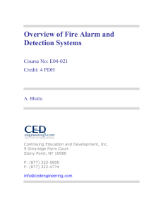 Overview of Fire Alarm & Detection Systems