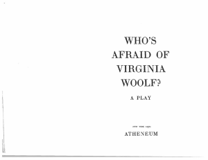 Whos Afraid Virginia Woolf