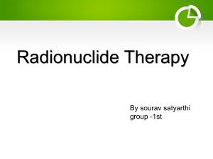 Radionuclide Therapy 