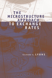 Richard K. Lyons - The microstructure approach to exchange rates-The MIT Press (2001)