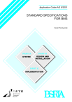 BMS Standard Specifications Guide