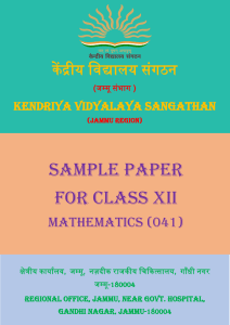 QP MATHS SAMPLE PAPERS (1)