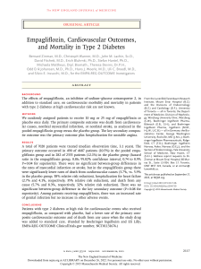 Empagliflozin & Cardiovascular Outcomes in Type 2 Diabetes