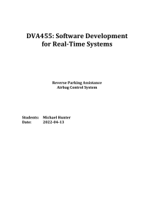 DVA455 Assignment Report Group18 Michael Hunter