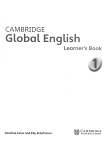 Cambridge Global English 1 LB