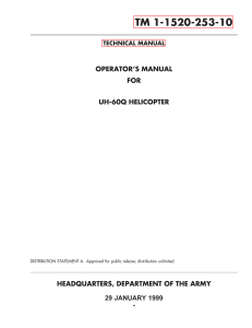 Sikorsky UH-60 Black Hawk Operators Manual