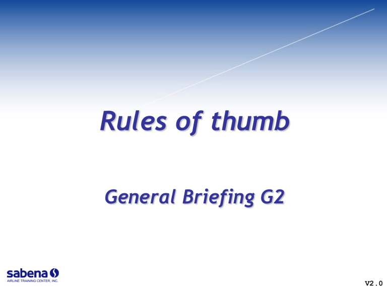 Rules-of-thumb