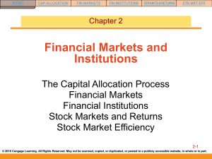 Financial Markets