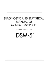 Diagnostic and Statistical Manual of Mental Disorders 5th Edition DSM-5 by American Psychiatric Association z-liborg