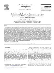 Evaluation-methods-and-development-of-a-new-glare-prediction-model-for-daylight-environments-with-the-use-of-CCD-cameras2006Energy-and-Buildings