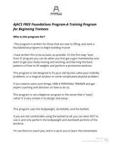 AJACS FREE Foundations Program 2019