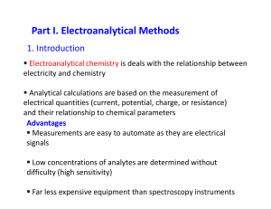 Electroanalytical Chemistry(1)