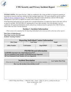 HIPAA-Security-Incident-Report-Form