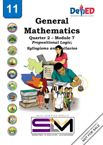 General Mathematics 11 Module 7 Quarter 2