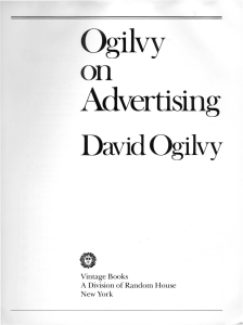 Ogilvy on Advertising